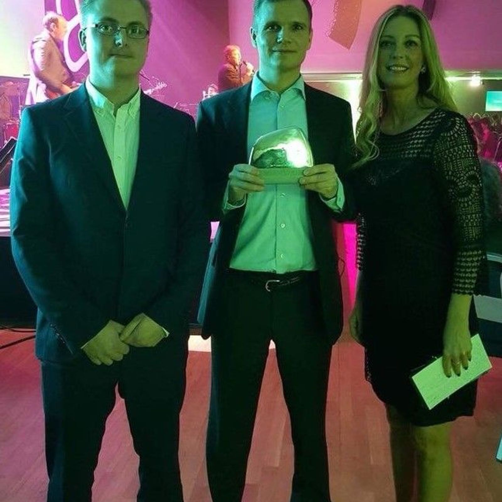 From left: Thor Petter Korsmo CEO, Jacob Christian Døskeland Main developer and Hilde Indresøvde from BTO