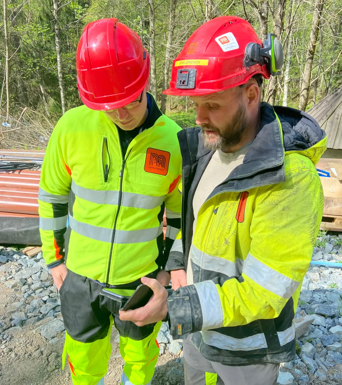 Thor Petter Korsmo and Jøran Jørgensen